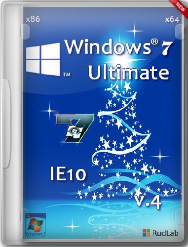 Windows 7 Ultimate SP1 x86/x64 IE10 by RudLab v.4 RUS/ENG/UKR (2013)