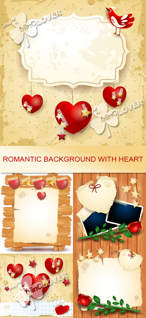 Romantic background with heart 0546