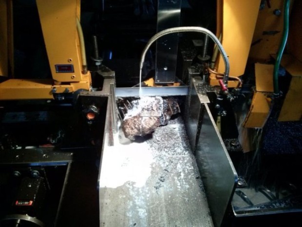 Как выглядит Челябинский метеорит в разрезе