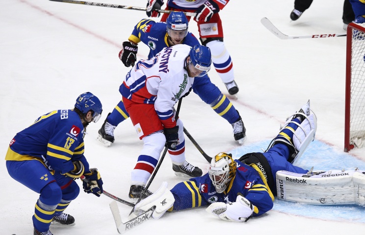 Сборная Чехии победила по буллитам команду Швеции в матче Кубка Первого канала