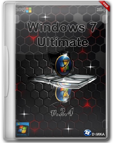 Windows 7 Ultimate SP1 x64 v.2.4 by D1mka (RUS/2013)