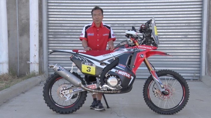 Прототип Honda CRF450 Rally 2014 (видео)