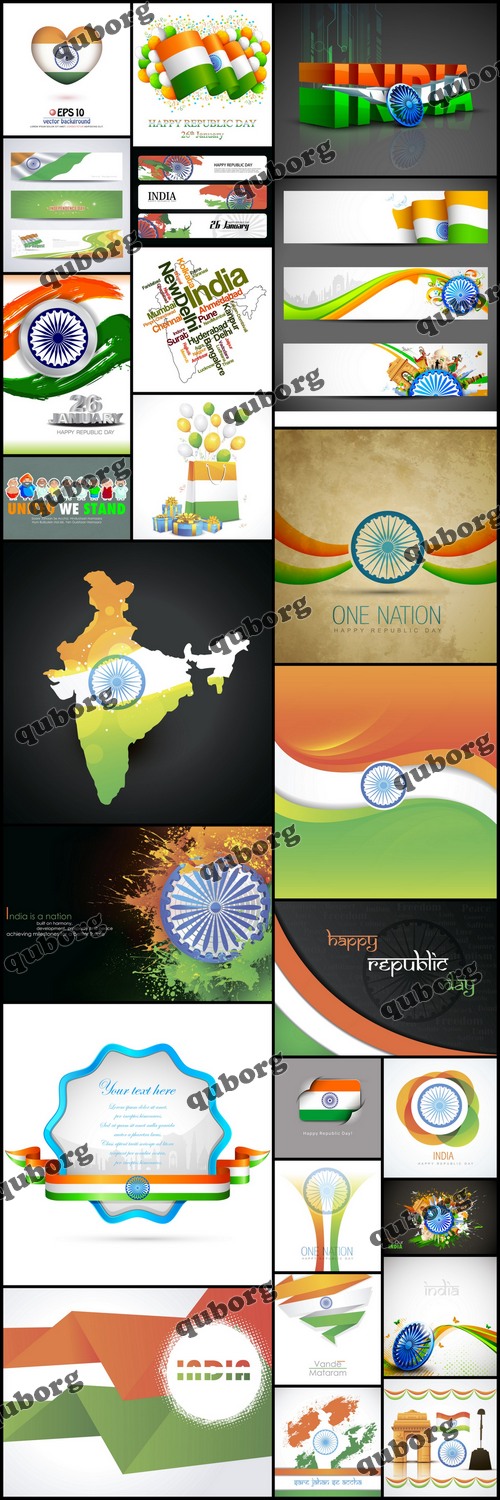 Stock Vector - Indian Republic Day