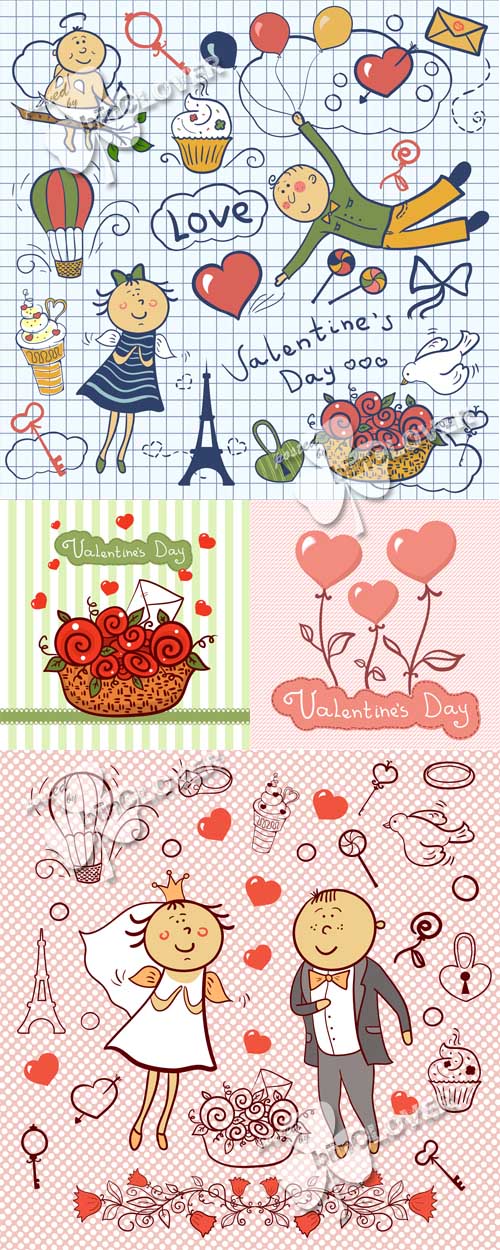 Valentine`s day backgrounds 0558