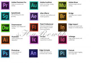 Adobe Creative Cloud CC Collection  / Mac OSX