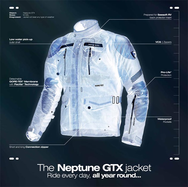 Всесезонная экипировка Rev’it Neptune GTX: куртка + штаны