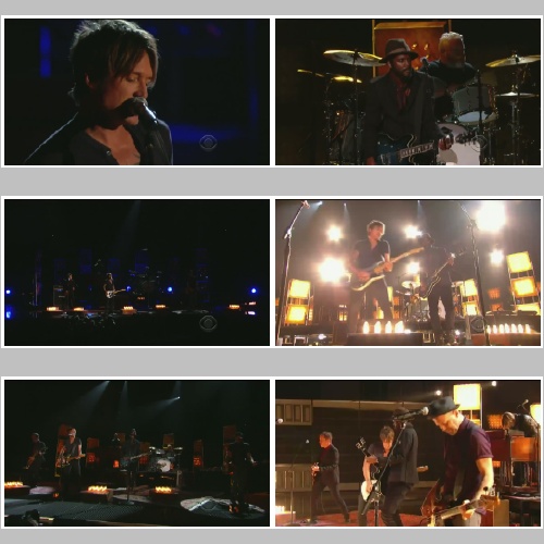 Keith Urban & Gary Clark - Cop Car (Live, The Grammy's)(2014) WEB HD1080