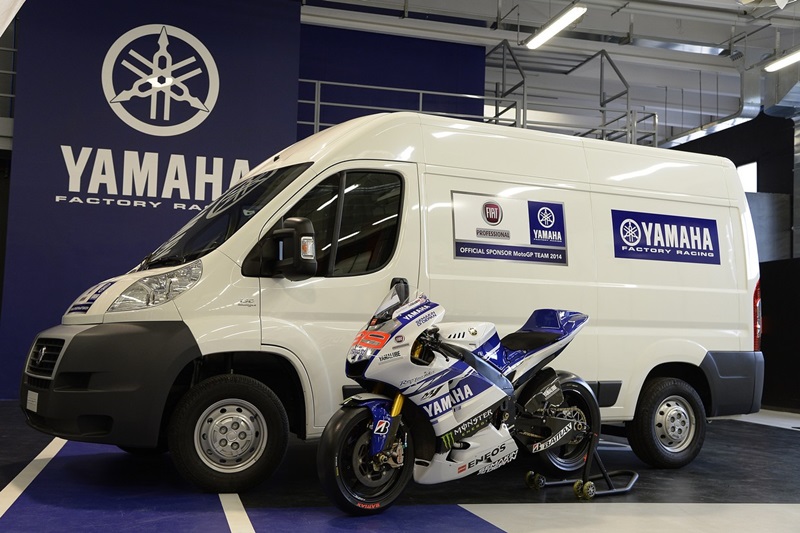 Fiat Professional - новый титульный спонсор команды Yamaha Factory Racing