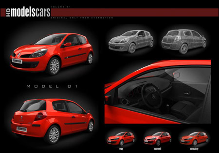 Evermotion HDModels Cars vol 1