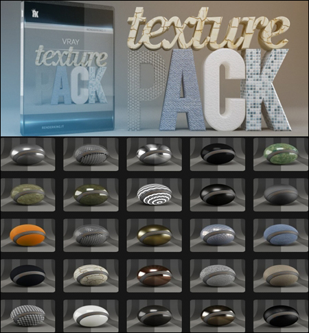 [Max] VRAY Texture Pack for C4D
