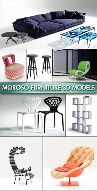 3D Models   Moroso Modern Interior Furniture by vandit