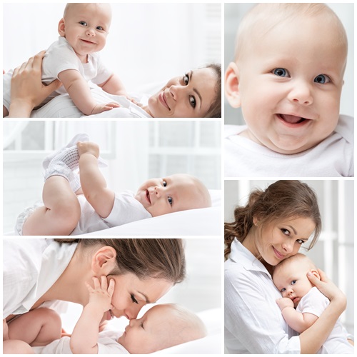 Mother and child, 10 - stock photo