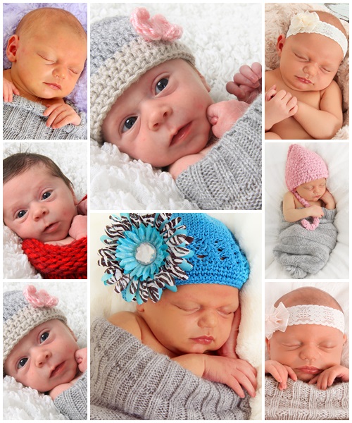 Newborn baby - stock photo