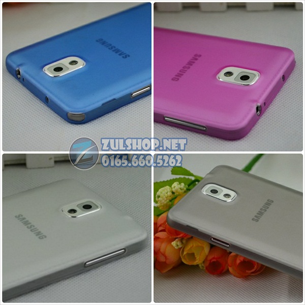 Ốp silicon siêu mỏng Samsung Note 3 N900/N9005/N900S/N9002 re nhat