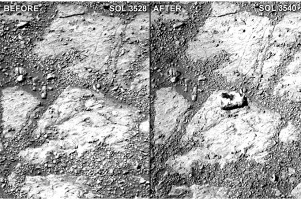 Откуда взялся «блуждающий камень» на Марсе?