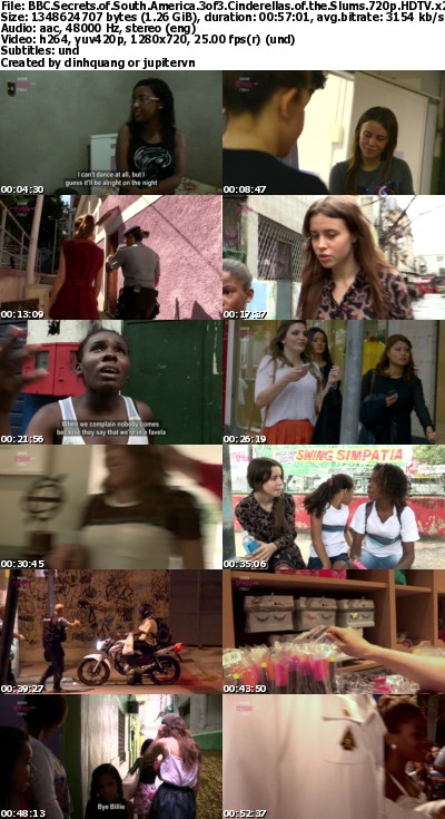 BBC - Secrets of South America 3of3 Cinderellas of the Slums (2014) 720p HDTV x264 AAC-MVGroup