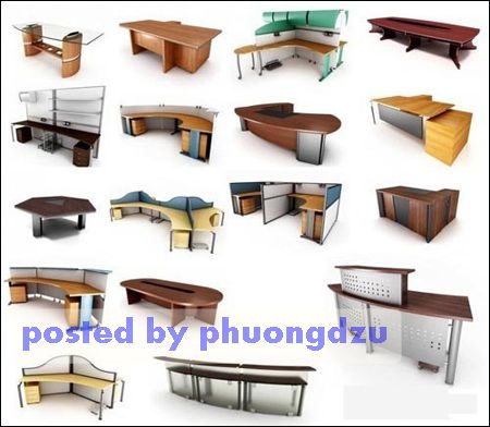 BN Office Furniture 3d Collection Models