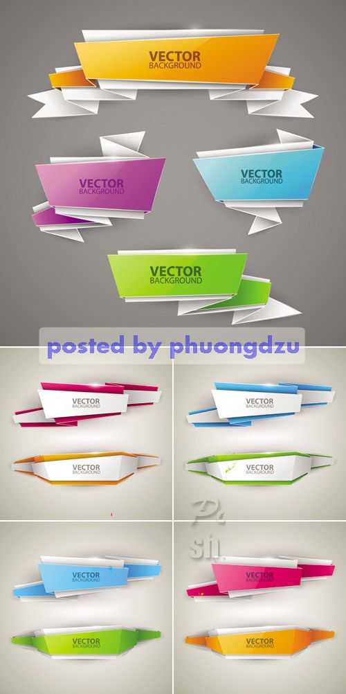 Creative Color Banners Vector 3