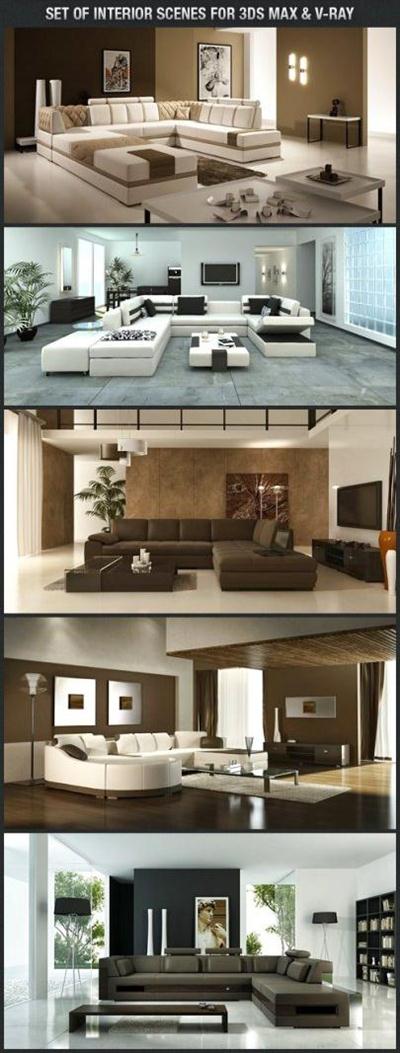 Modern Design Interior Scenes