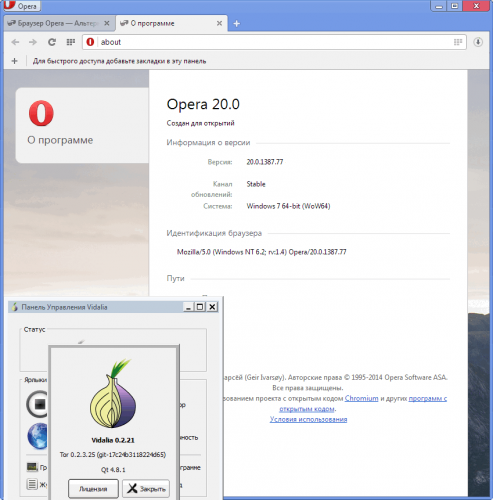 OperaTor Browser 20.0.1387.91 Portable by Alker