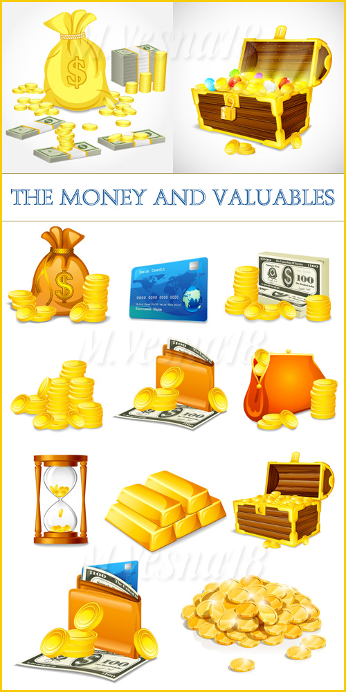 ,  ,   / The money, money vector clipart