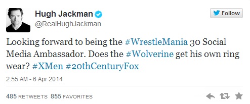 Хью Джекман и WrestleMania