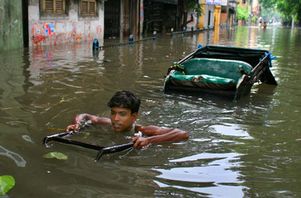 В результате наводнения на севере Индии погибли Тридцать девять человек