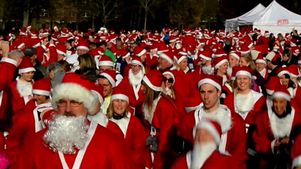 В Лондоне пройдет забег Четыре тысяч Санта-Клаусов