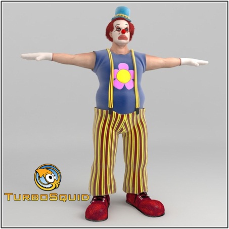 TurboSquid Bobby The Clown