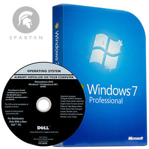 Windows 7 SP1 Professional (64bit 32bit) Dell OEM