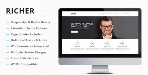 Nulled Richer v2.3 - Responsive Multi-Purpose Theme product