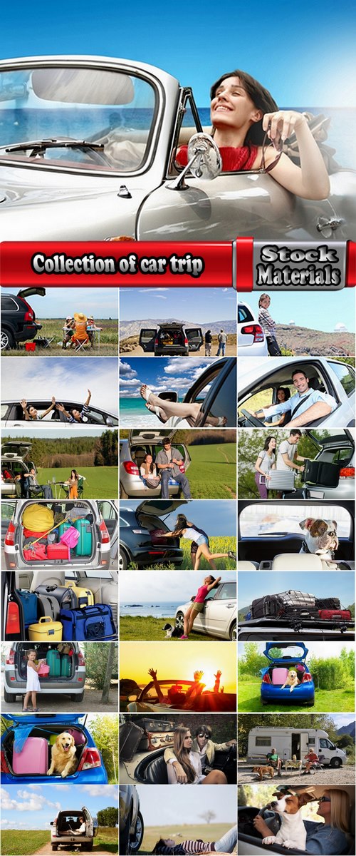 Collection of car trip luggage suitcase motorhome camping 25 HQ Jpeg