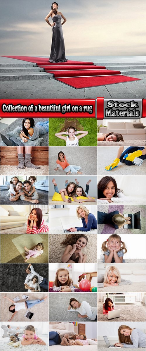 Collection of a beautiful girl on a rug floor carpet flooring 25 HQ Jpeg