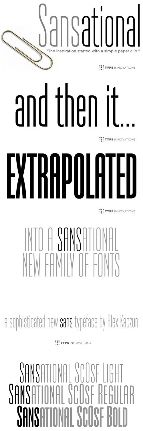 Sansational Font Family