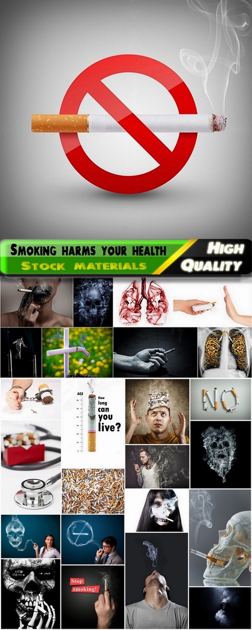 Smoking harms your health - 25 HQ Jpg
