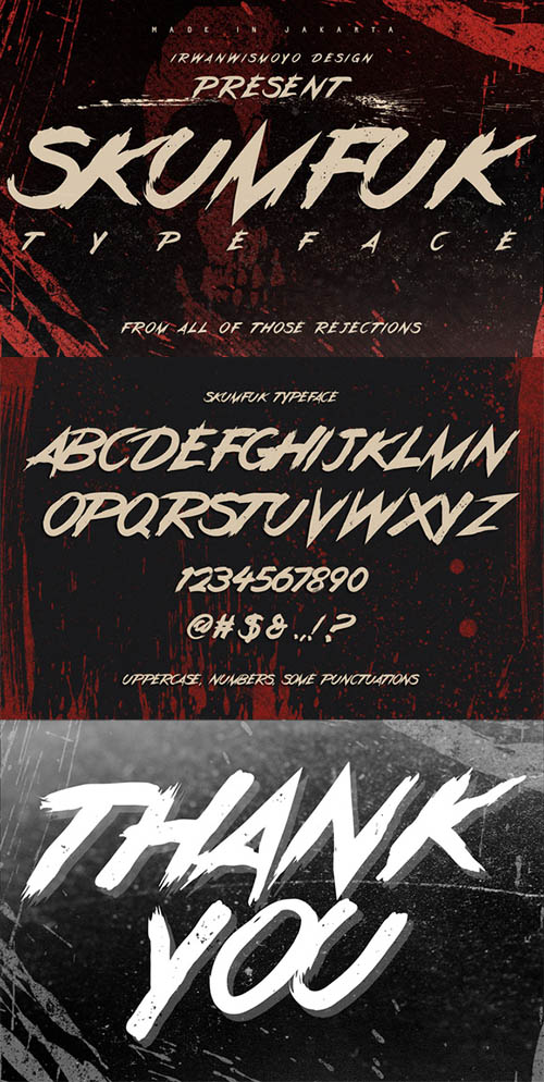 Skumfuk Typeface