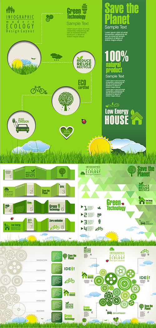 Stock Vectors - Ecology template
