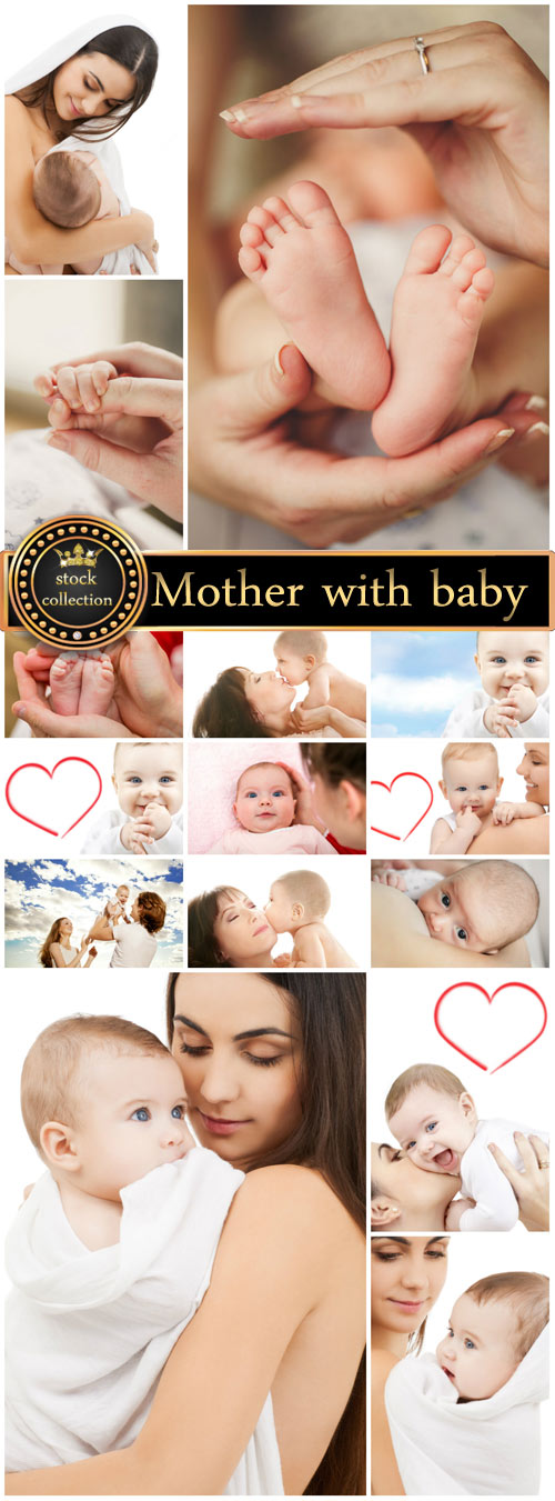 Mother with baby - Stock Photo