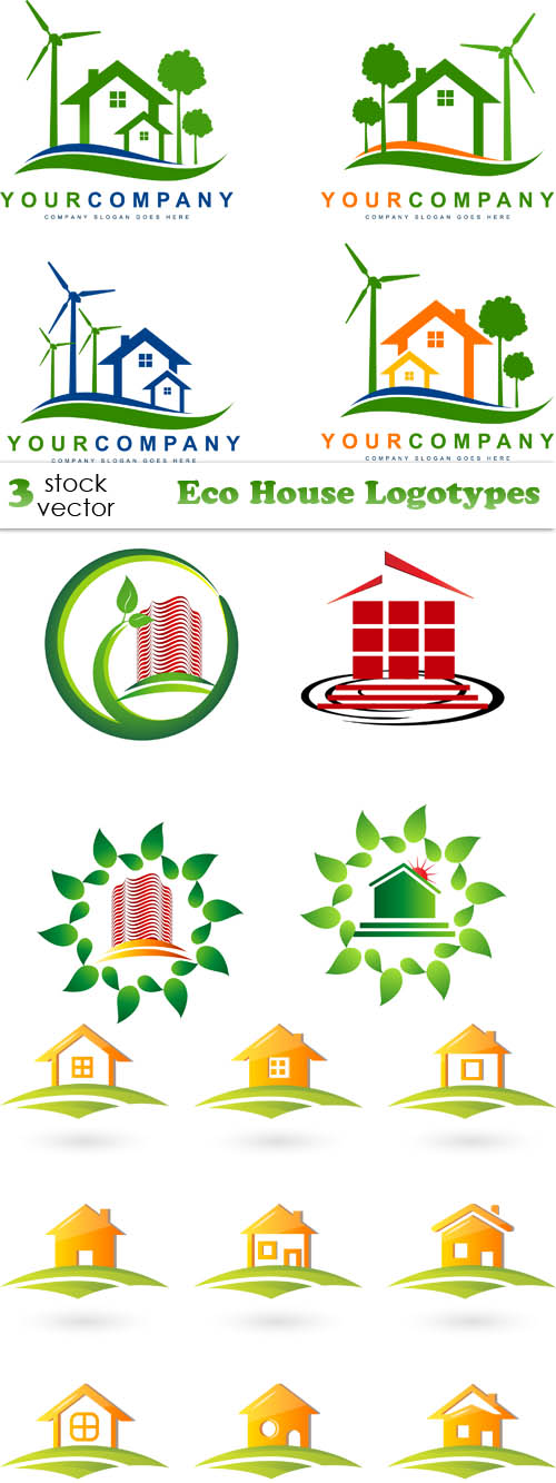 Vectors - Eco House Logotypes