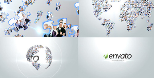 Corporate Puzzles World - Project for After Effects (Videohive)
