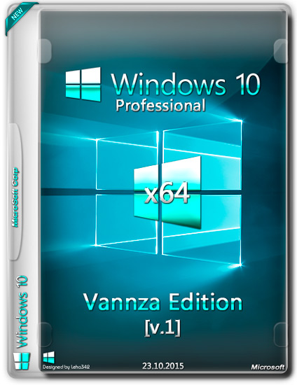Windows 10 Professional x64 Vannza Edition v.1 (RUS/2015)
