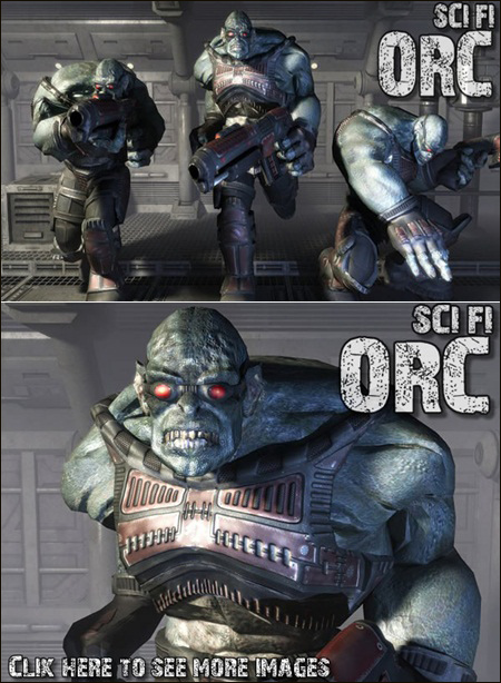 DEXSOFT-GAME: Sci-Fi ORC animated character by Sasha Ollik